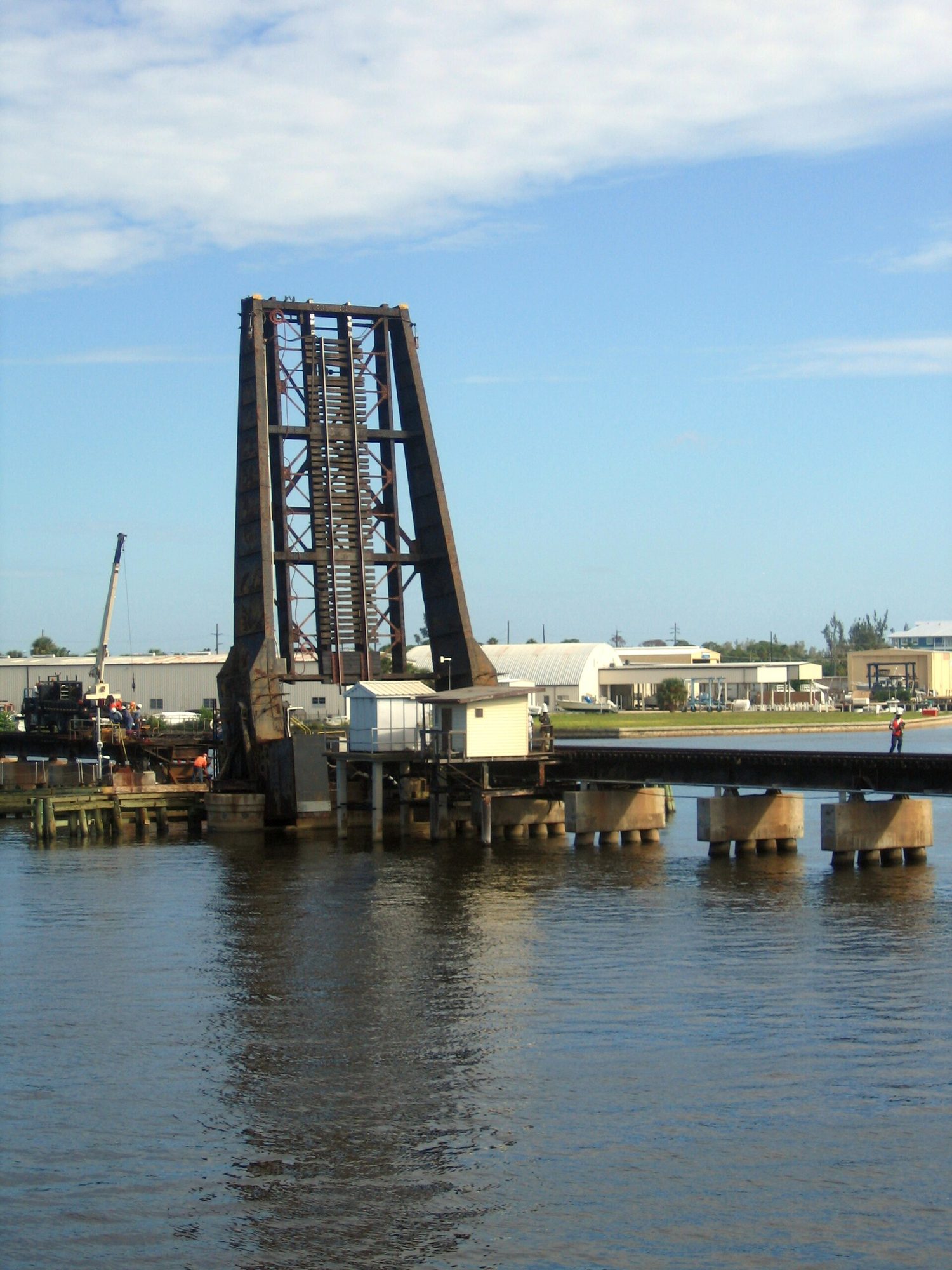 St. Lucie River railroad bridge - Stuart, Florida